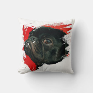 Almofada Trabalho de arte de puppy bonito