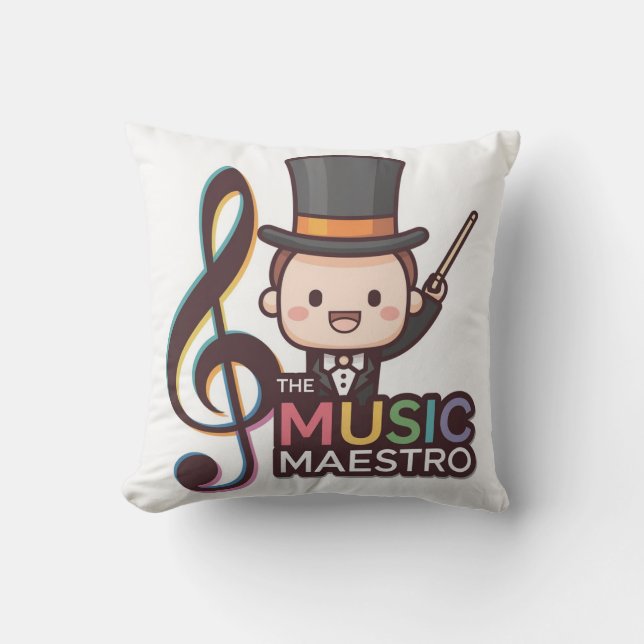 Almofada Trabalho de Maestro de Música (Frente)