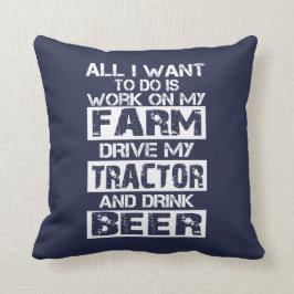 Almofada Trabalho em minha fazenda