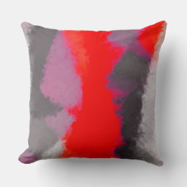 Almofada Traço do Pincel de Tinta de Cor do abstrato nº 28