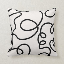 Traços Mínimos De Linha Mínima Preto E Branco