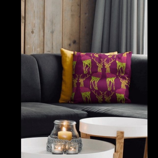 Almofada Tradicional Art Deer (Criador carregado)