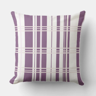 Almofada Traditional Plaid Plum, Blush Pink, White