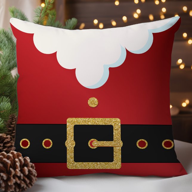 Almofada Traje Festivo de Papai Noel Natal (Criador carregado)