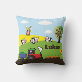 Almofada Traktor - Bauernhof | personalisierbares Kissen
