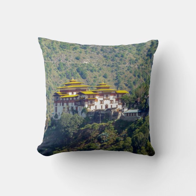 Almofada Trashigang Dzong - Butão Oriental (Frente)