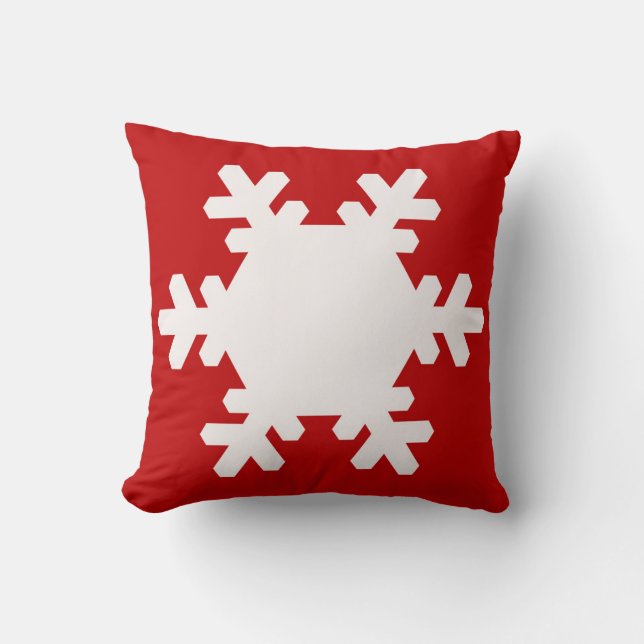 Almofada Travessa de Natal Floco de Neve! (Frente)