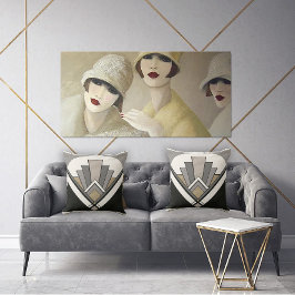 Almofada Travesseira Art Deco