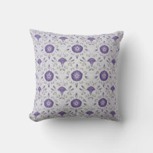 Travesseira Art Déco Violeta de Ipoméia