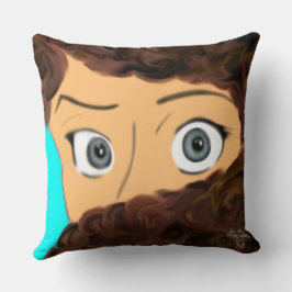 Almofada Travesseira de Arremesso Calm Owl + Raised Eyebrow