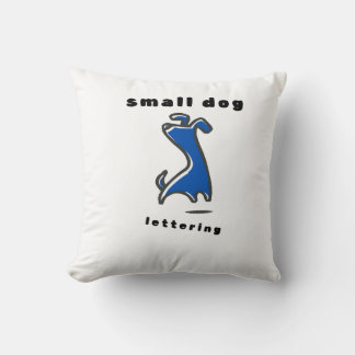 Almofada Travesseira de Arremesso de Cachorrinho Azul Fofo 