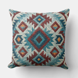 Almofada Travesseira de Arremesso Tribal Navajo Boho
