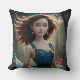Almofada Travesseira de Decoração Princesa Dançando