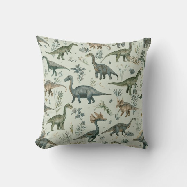Almofada Travesseira de Dinossauro | Acessórios de Decoraçã (Frente)