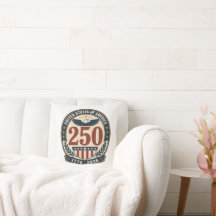 Travesseira Decorativa Aniversário de 250 anos da