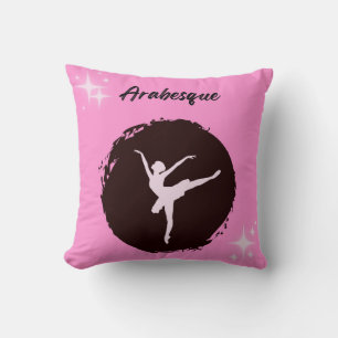 Almofada Travesseira Decorativa Arabesca de Ballet