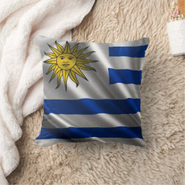 Almofada Travesseira Decorativa Bandeira do Uruguai