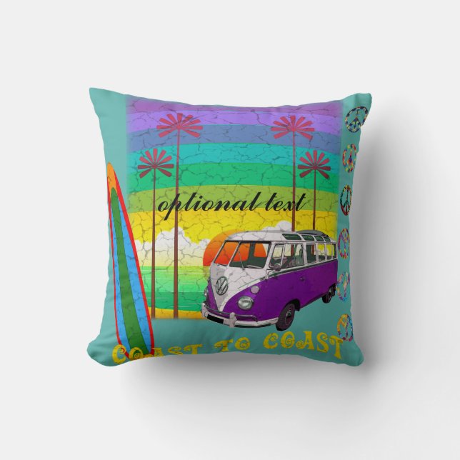 Almofada Travesseira Decorativa de Cama de Camping de Pranc (Frente)