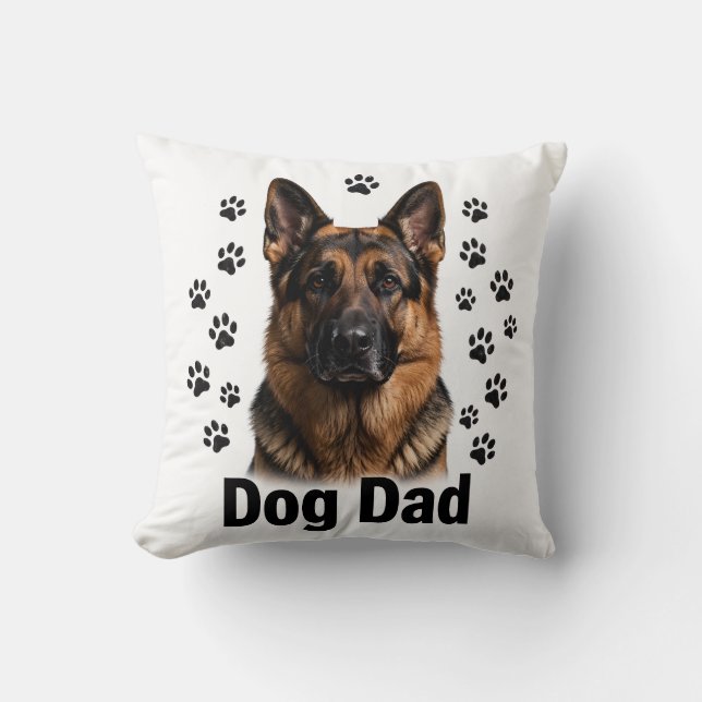 Almofada Travesseira Decorativa Dog Dad (Frente)
