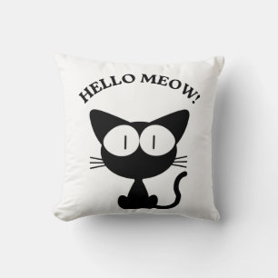 Almofada Travesseira Decorativa Gato Anime Kawaii HELLO MEO