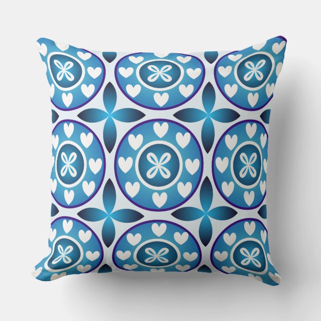 Almofada Travesseira Decorativa Heart Wheels Design (Frente)