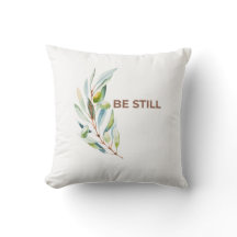 Travesseira Decorativa Inspirada na Fé 'Fique Calm