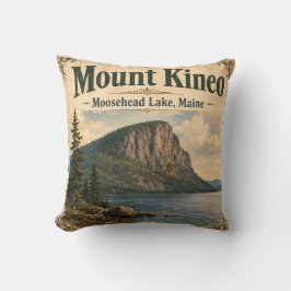 Almofada Travesseira Mount Kineo Moosehead Lake Maine North