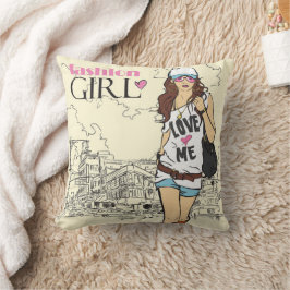 Almofada Travesseira Sexy Fashion Girl