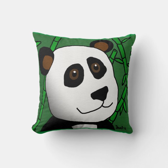 Almofada Travesseiro 16x16 da panda (Frente)
