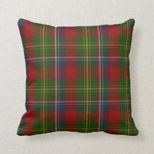 Almofada Travesseiro à moda da xadrez de Tartan de