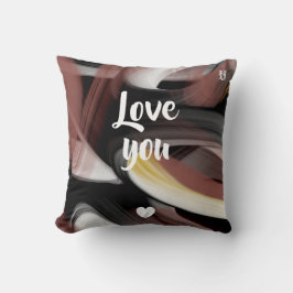 Almofada Travesseiro Abstrato Trend Interior Decor Preto