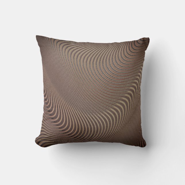 Almofada Travesseiro abstrato Wavy Art (Frente)