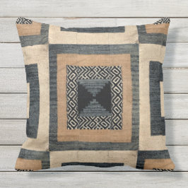 Almofada Travesseiro africano antigo IV do quadrado do