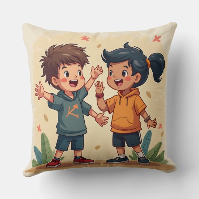 Almofada Travesseiro alegre (Verso)