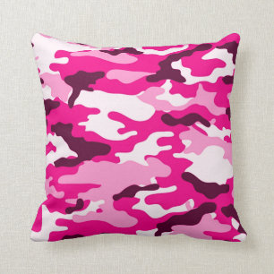 Almofada Travesseiro americano MoJo, camuflagem rosa