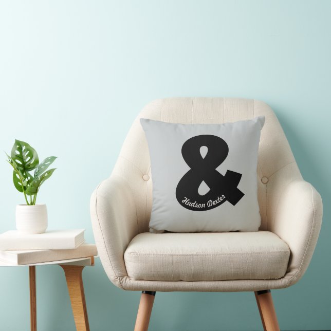 Almofada Travesseiro Ampersand Personalizado (Cadeira)
