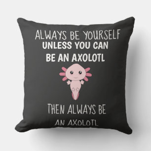 Almofada Travesseiro Axolotl Divertido para Gamers