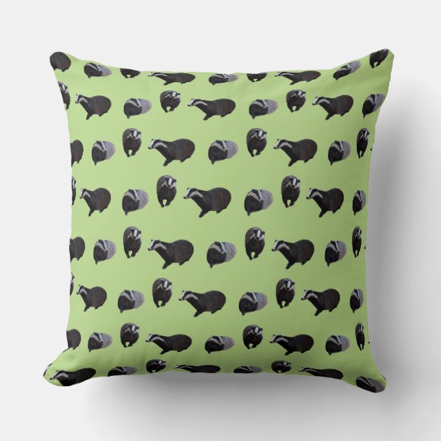 Almofada Travesseiro Badger Frenzy (verde claro) (Frente)