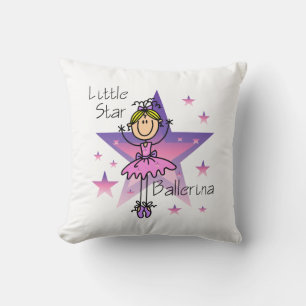 Almofada Travesseiro Ballerina de Estrela Pequena e Loura