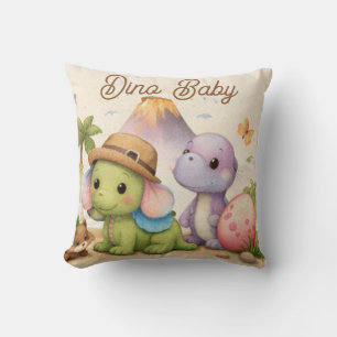 Almofada Travesseiro Bebê Dinossauro   Decoração de Dinossa
