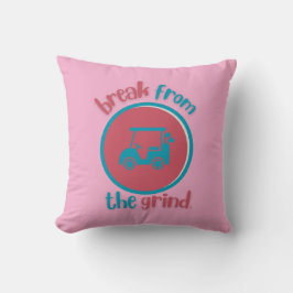 Almofada Travesseiro BFTG de Carrinho de Golfe Rosa