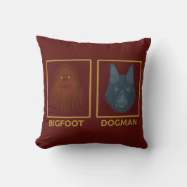 Almofada Travesseiro Bigfoot & Dogman