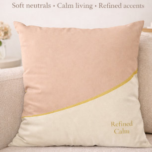 Almofada Travesseiro Blush Gold Harmony