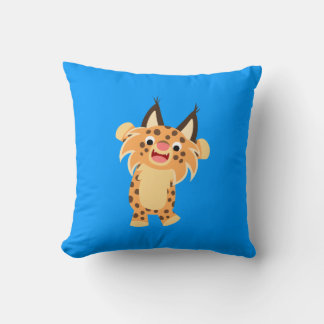 Almofada Travesseiro Bobcat de Cartoon Cute Spunky