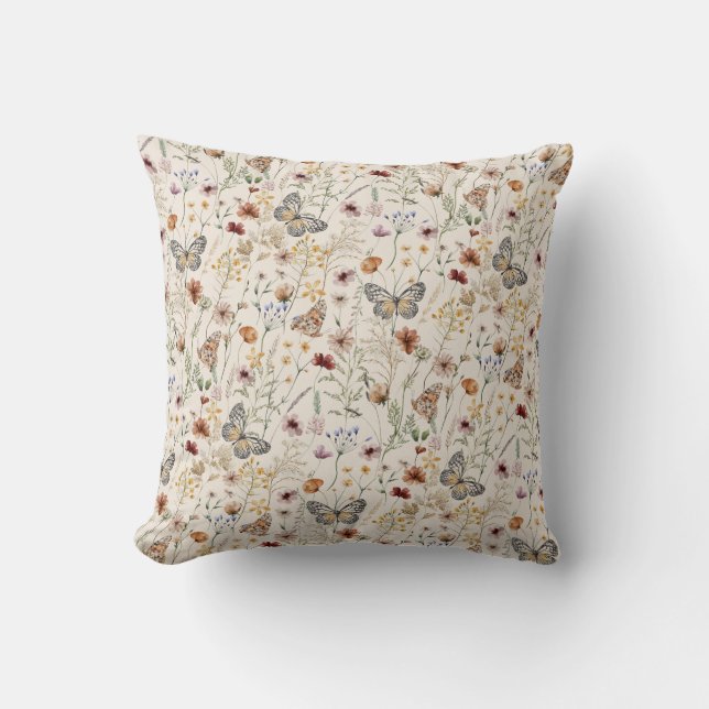 Almofada Travesseiro Boho Floral (Frente)