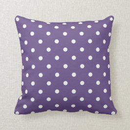 Almofada Travesseiro Bolinhas Roxo