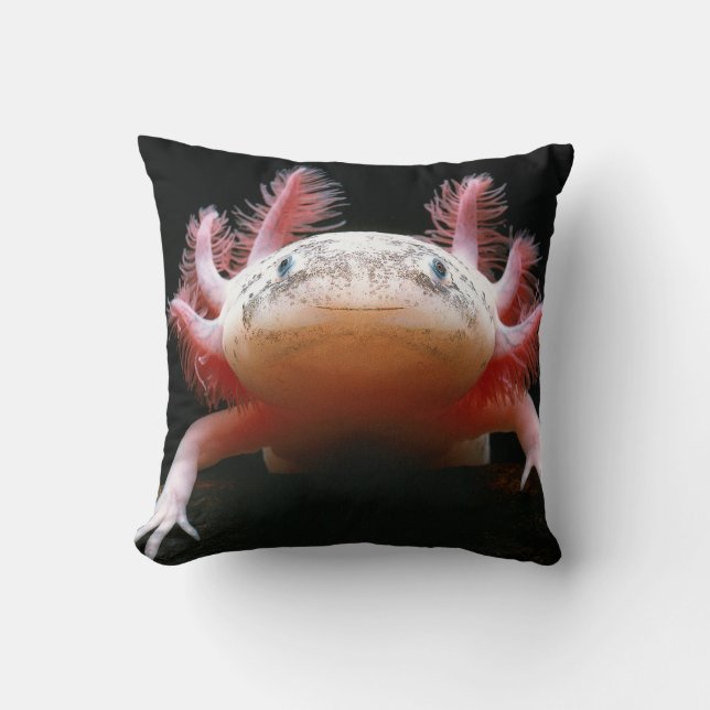 Almofada Travesseiro BONITO do Axolotl Huggable!! (Frente)