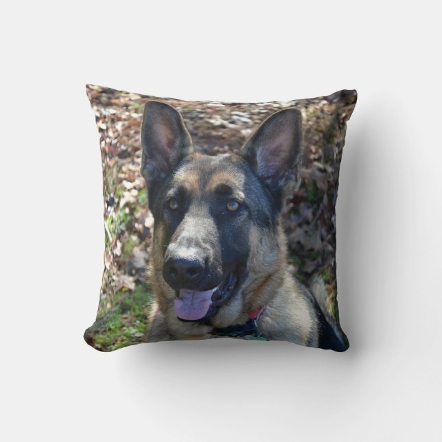 Almofada Travesseiro bonito do german shepherd (Frente)