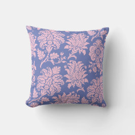 Almofada Travesseiro bonito rosa e lilac Damask