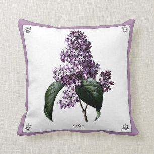 Almofada Travesseiro Botânico Vintage Lilac